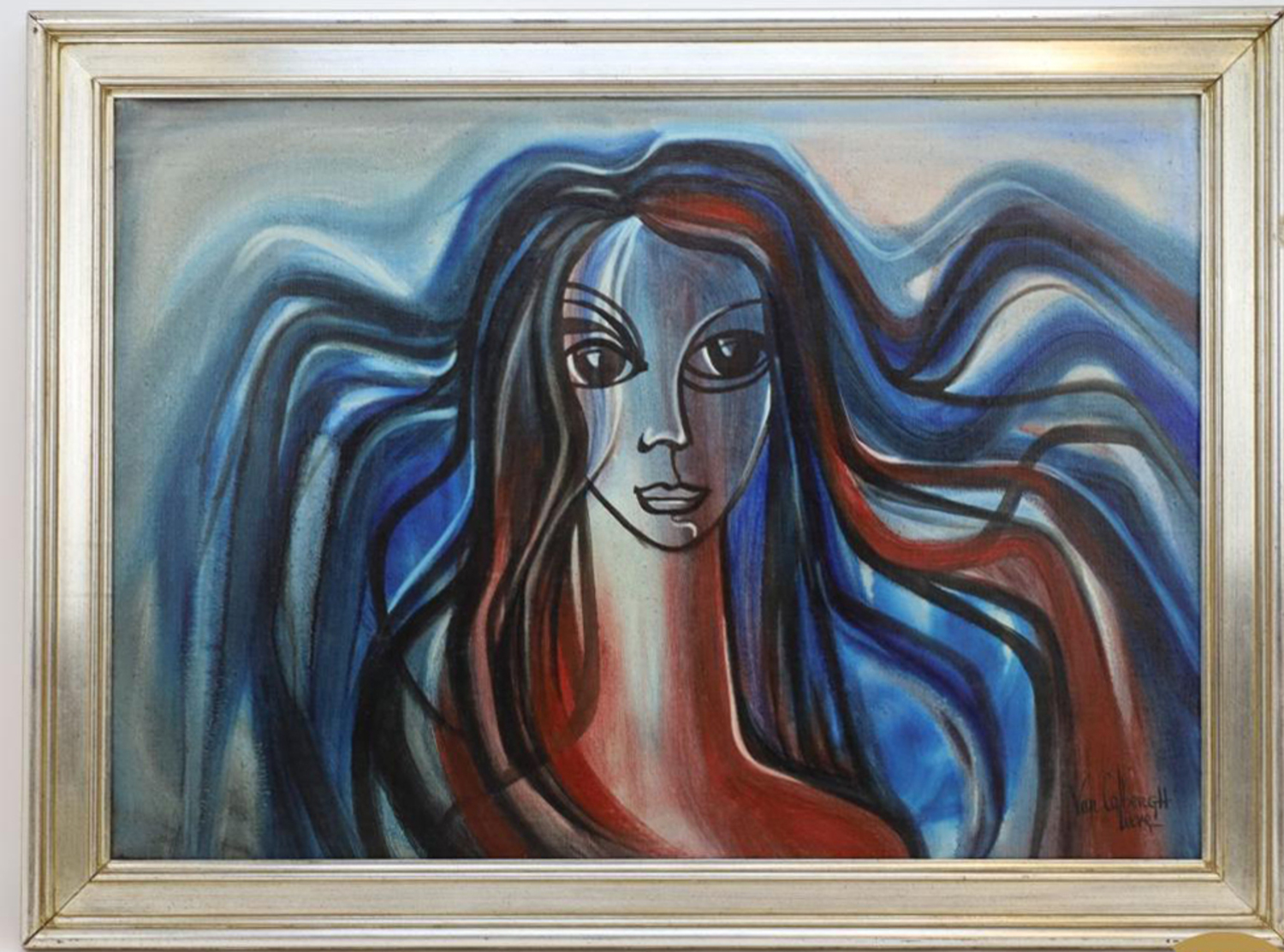 Surrealistische dame