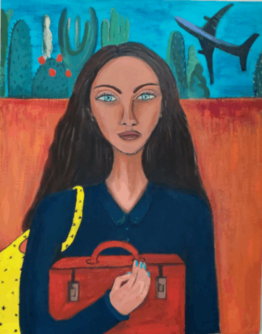 Traveling girl